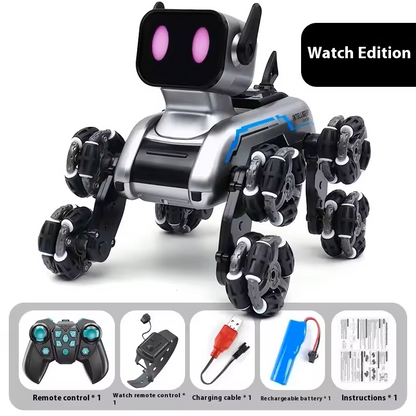 🔥New Hot Selling🔥Stunt Eight Wheel Smart Remote Fancy Control Robot Dog