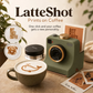 📢📢50% RABATT !!⏰Retro Kaffee-Kunst-Kamera – Mechanischer Latte-Art Schablonendrucker
