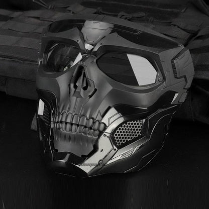 💀 60% RABATT JETZT! ✨ Schädel-Horror-Helm-Maske - Realistisches Design mit Sicherer Passform für Partys & Sammler 🎭🔥