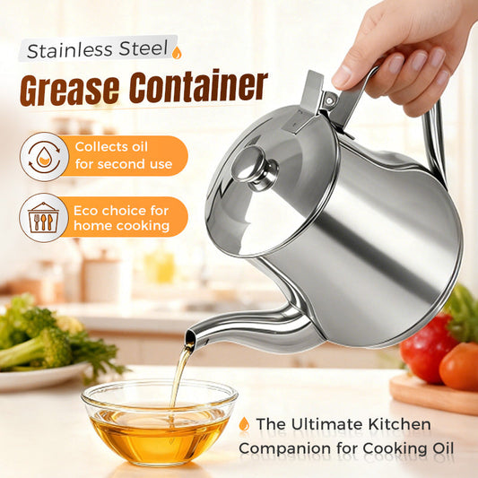 💥Hot sale 50% discount💥Stainless Steel Oil Filter Pot