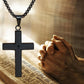 💜BUY 1 GET 1 FREE💜✝️Lord's Prayer Scibble Cross Necklace