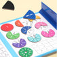 🧩 🎨 Magnetisches Bruchpuzzle für Kinder – Fördert Feinmotorik, Buntes Design & Sicheres Spielen ✨