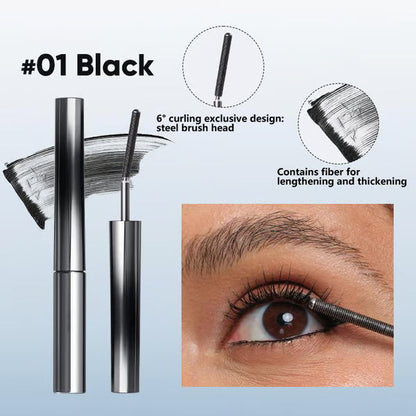 🔥24 HR Waterproof 3D Natural Curling & Extension Eyelash Iron Mascara