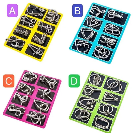 Educational intellectual Toys IQ Toys,Metal Brain teaser Puzzles