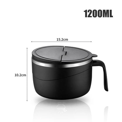 🔥Letzte 4 Stunden Angebot: 50 % sparen⏰🍜304 Edelstahl isolierte Ramen-Schüssel