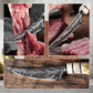 🏆 50% off Hot Sale🔥Fine Feather Pattern Curved Blade Boning Knife Set with Gift Box