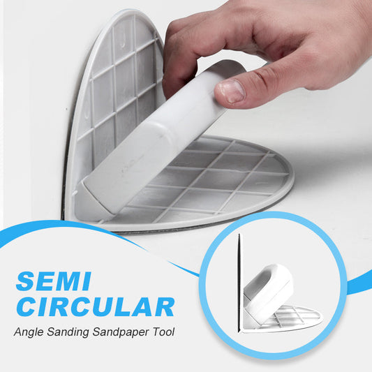🔥Hot Sale🔥Multifunctional Semi-Circular Angle Sanding Sandpaper Tool