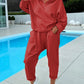 🔥Spring Special 50% OFF🔥Women's Two-Piece Solid Color Hooded Sweatshirt Set