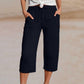 🌿 LIMITIERTES ANGEBOT 50% RABATT! ✨ Damen Hose aus Leinen-Baumwolle – Leicht, Falten, Gummibund 👒