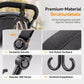 360° drehbare Doppelhaken für Kinderwagen (2er-Pack) – Multifunktionale Taschenhaken