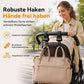360° drehbare Doppelhaken für Kinderwagen (2er-Pack) – Multifunktionale Taschenhaken