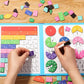 🧩 🎨 Magnetisches Bruchpuzzle für Kinder – Fördert Feinmotorik, Buntes Design & Sicheres Spielen ✨
