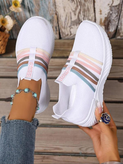 👟 50% RABATT! 🏃 Atmungsaktive Damen-Sneaker aus Mesh zum Hineinschlüpfen – Leicht, Bequem & Perfekt Für Den Alltag 🌸