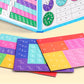 🧩 🎨 Magnetisches Bruchpuzzle für Kinder – Fördert Feinmotorik, Buntes Design & Sicheres Spielen ✨
