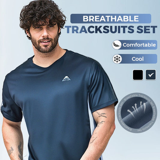 🎊Limited Time 50% OFF🎁Men's Summer Breathable Stretch Tracksuits Set