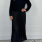 🏆Hot Sale-50% OFF🔥❤️‍🔥Women's Solid Color Long Sleeve Jumper & Pleated Bottom Dress