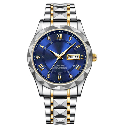 ⌚🎁Ideales Geschenk - Wasserdichte Luxusuhr für Männer mit Leuchtmasse💯🌹
