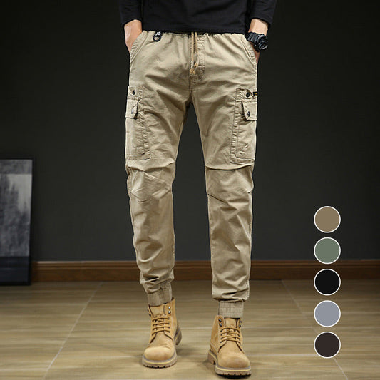 👖 50% RABATT! 🔥 Herren Mode Casual Jogginghose mit Mehreren Taschen – Konisch Zulaufend, Stretchiger Stoff & Ideal Für Sport, Reisen & Freizeit 🏃 Kostenloser Versand