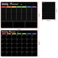 🎊 Magnetisches Abwischbares Kalender-Set