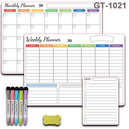 🎊 Magnetisches Abwischbares Kalender-Set