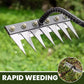🌿 50% OFF NOW! 🧤 5/6/7/8 Unkrautrechen mit Gartenzähnen aus Karbonstahl – Langlebig, Ergonomischer Griff & Effizientes Jäten 🌱