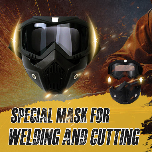 🔥2025 Hot Sale🔥Special Mask For Welding And Cutting（Anti-Glare, Anti-Ultraviolet Radiation, Anti-Dust）