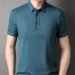 【🔥Für kurze Zeit: 50 % Rabatt】👕Herren Slim-Fit T-Shirt mit kurzen Ärmeln, Knopfleiste und Hemdkragen