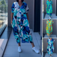👗 50% RABATT! 🌸 Lässiges Elegantes Bedrucktes V-Ausschnitt Kleid für Damen – Fließender Stoff, Schmeichelhafte Passform & Perfekt für den Frühling ☀️