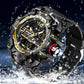 💦100m Wasserdicht⌚Multifunktionale wasserdichte Herrenuhr mit Leuchtmasse