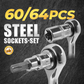 🏆🔩 Ultimate socket set for mechanics – CR-V Steel Sockets Set🔧63% discount