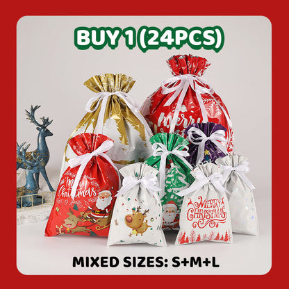🎅🎁Christmas Gift Bag With Drawstring