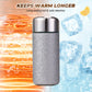 Portable Titanium-Coated Insulated Water Bottle