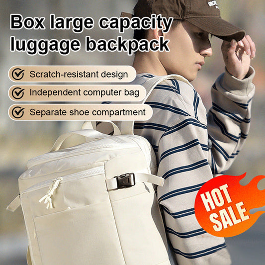 🔥 LAST DAY PROMOTION - 50%OFF 🔥 Box-Style Large Capacity Luggage Backpack