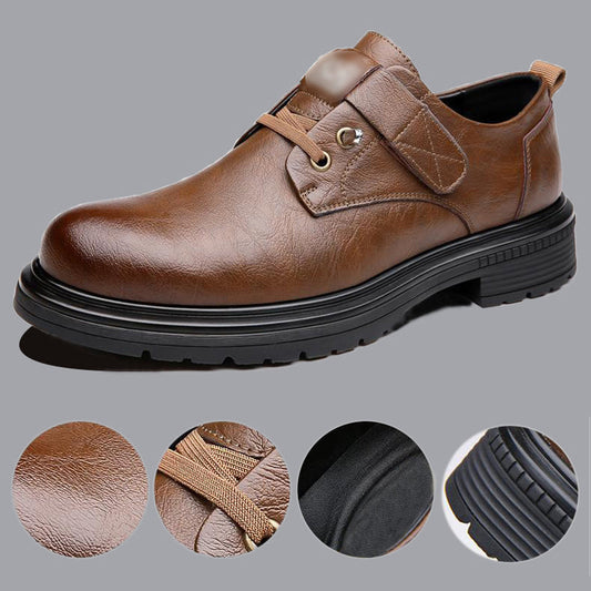 Men's Breathable Retro PU Leather Soft Sole Shoes - Buy 2 Get Free Shipping