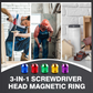 3-in-1 Screwdriver Head Magnetic Ring
