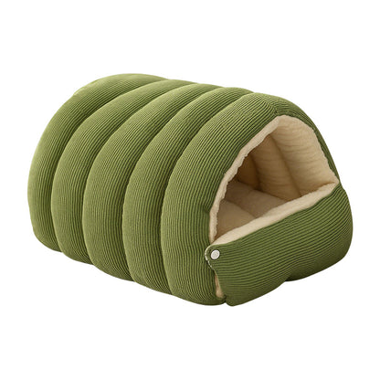 🐶😸Warmth Cozy Comfort  Plush Pet Cave