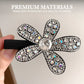 Flower Sparkling Rhinestone Hair Clip