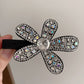 Flower Sparkling Rhinestone Hair Clip