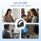 AI Bluetooth Headphones with LCD Display