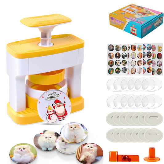 Pin Badge Maker DIY Kit with Accessories