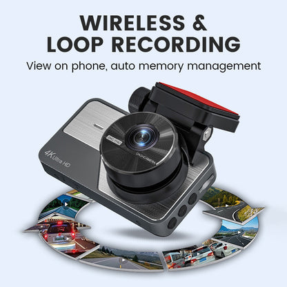🎁Limited Time Offer🔥4K Ultra HD Car Dashcam with Night Vision