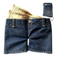 Stylish Creative Mini Jeans-Shaped Wallet