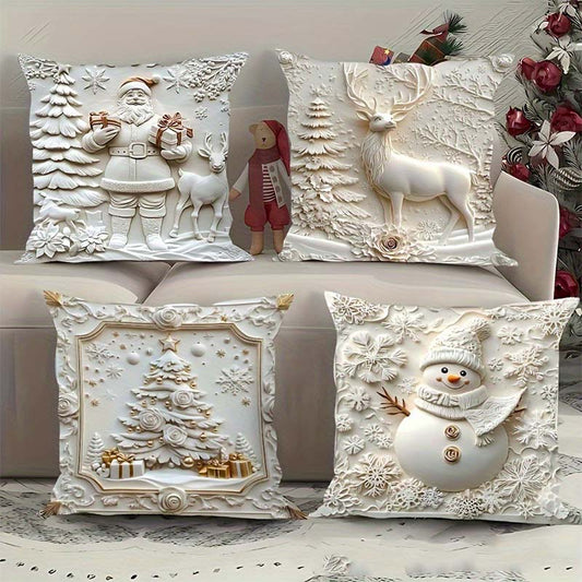 🎅🏻✨Christmas Sale 50% OFF!!🎁Elegant Christmas Decorative Pillow Covers