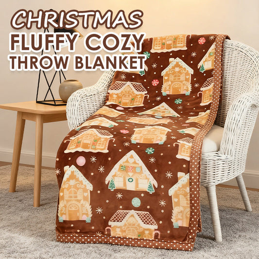 ⏳Limited-time 50% off⏰🎅Christmas Fluffy Cozy Throw Blanket
