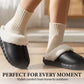 Fluffy Waterproof Warm Slippers With Removable Inner