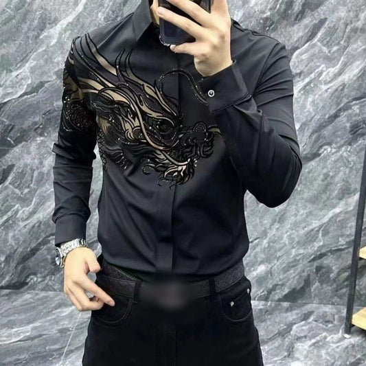 👔 Men’s Slim Fit Printed Shirt – Turn Every Head in the Room!