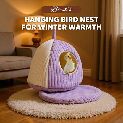 Hanging Bird Nest for Winter Warmth