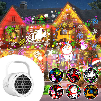 🎁🎅Weihnachts-Sonderverkauf – 50 % Rabatt💝16-Muster-USB-Weihnachtsprojektorleuchte🎄