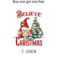 Christmas Themed Heat Transfer Sticker