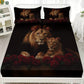 🦁 Lion Print Bedroom 3-Piece Bedding Set 💪